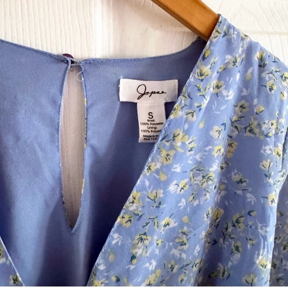 Japna Blue Floral Mini Dress - Picture 6 of 8